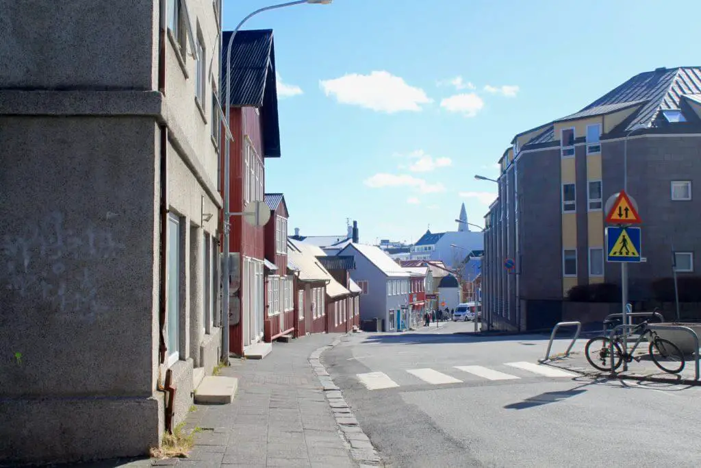 Colorful streets of Reykjavik