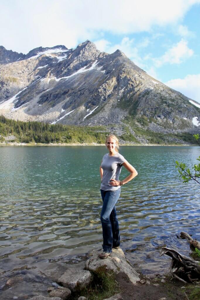 Gwen at Upper Lake, AK