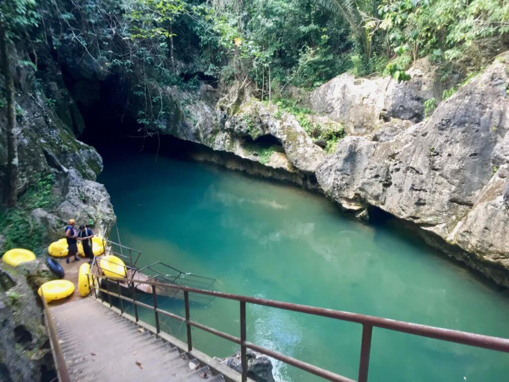 Cave Tubing Entry Point