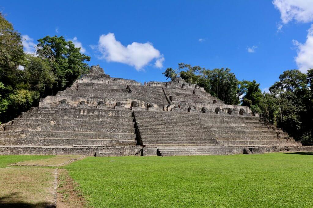 Caracol Temple on the second day of our Belize itinerary
