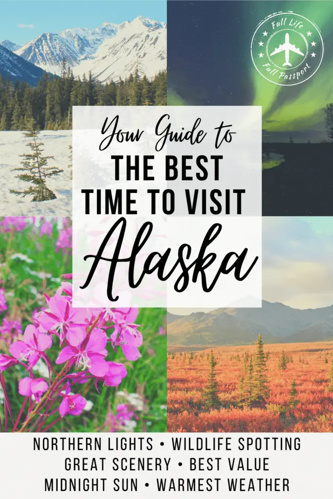 Curious about the best time to visit Alaska? Check out this guide to the best time to visit for the northern lights, wildlife, weather, and more!