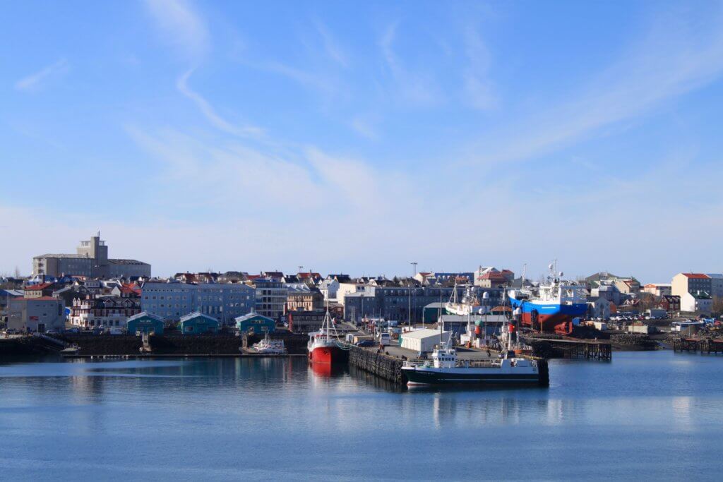 View from the Reykjavik Marina