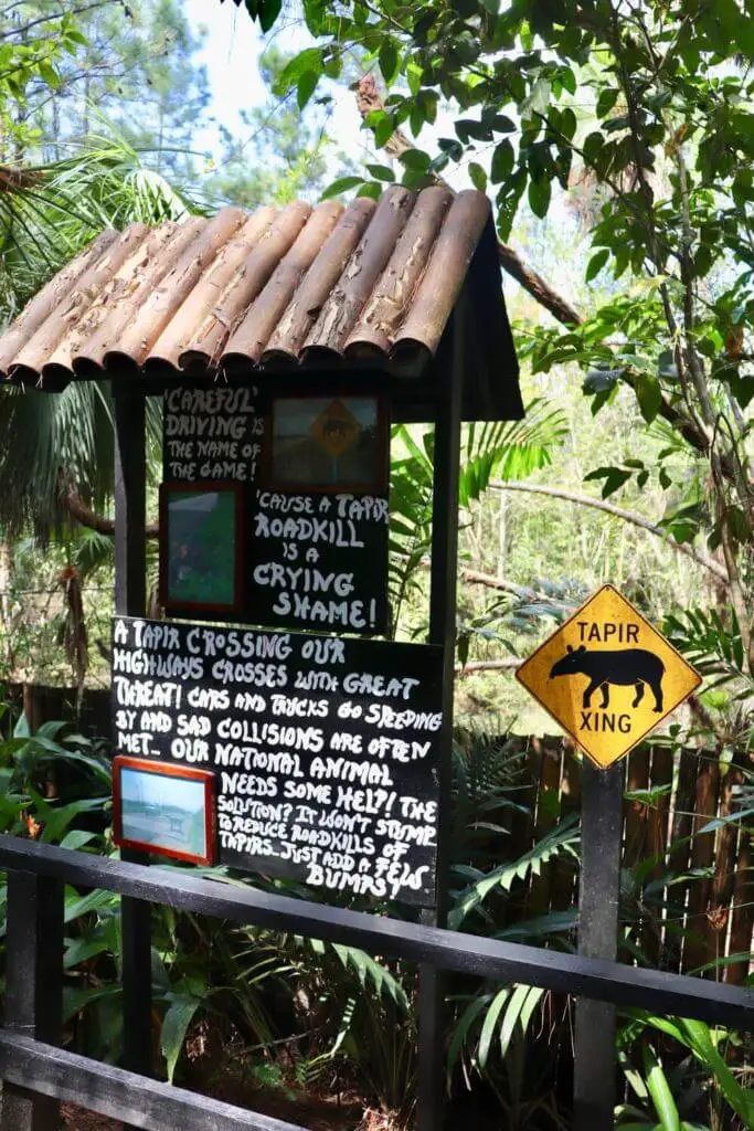 Belize Zoo Educational Sign