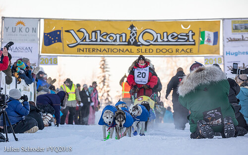 Musher embarking on Yukon Quest