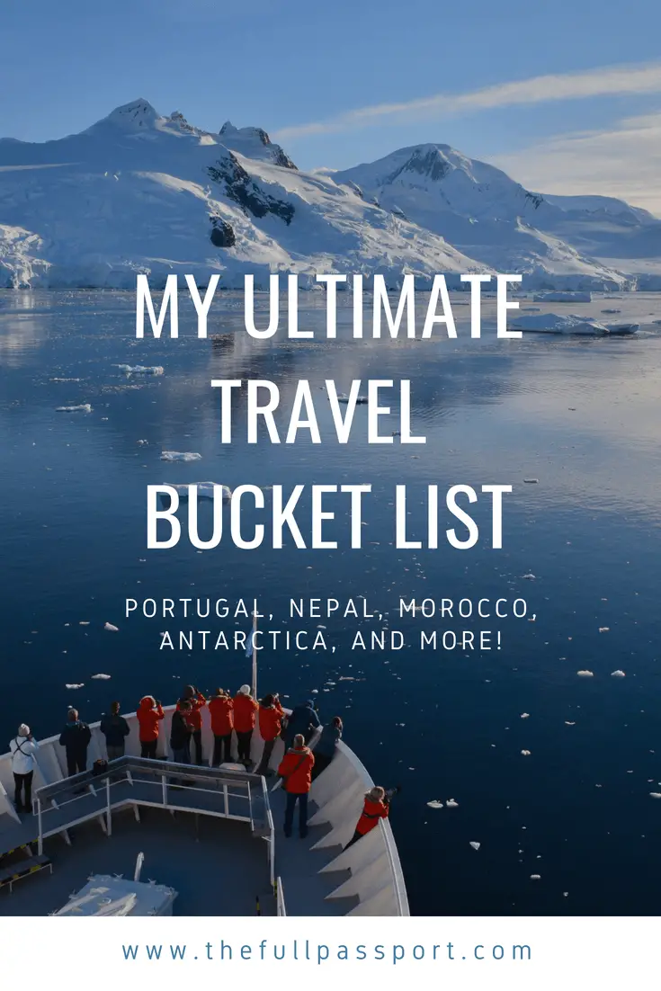 My Ultimate Travel Bucket List