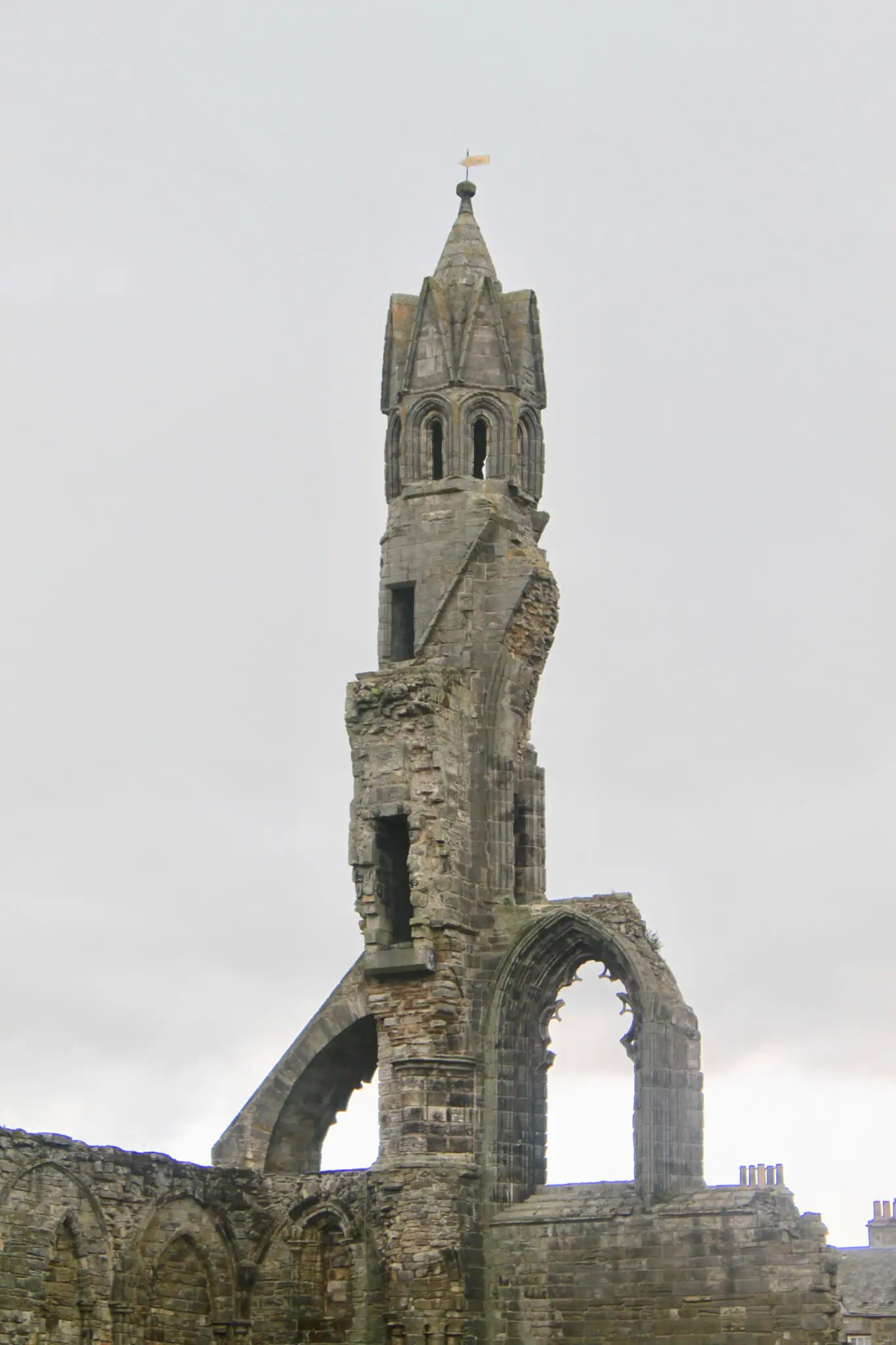 Ruined tower of St. Andrews Cathedral