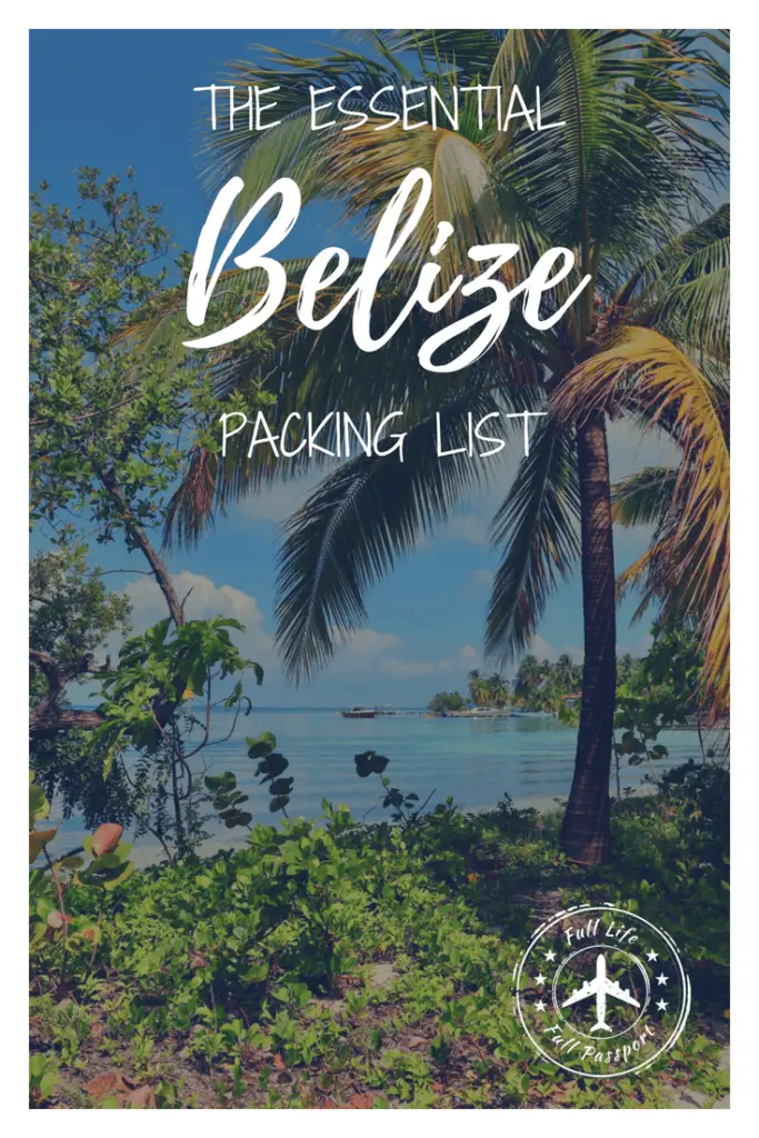The best packing list for Belize! Be prepared for your trip to the jungle, Ambergris Caye, and all of the other amazing places Belize has to offer!