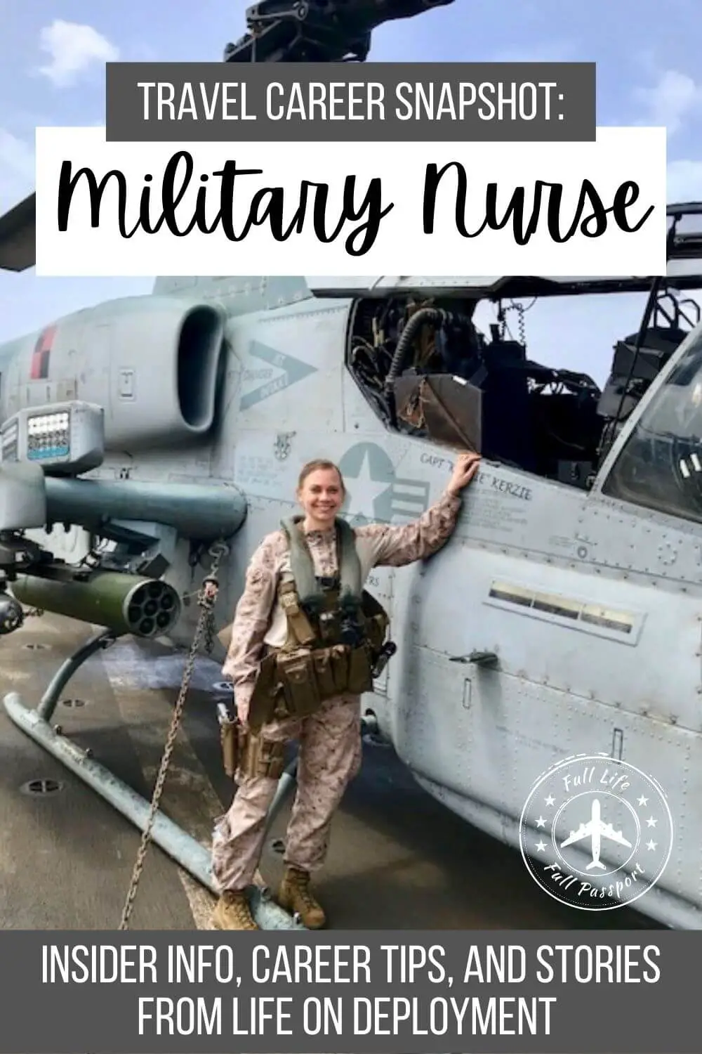 Travel Career Snapshot: Military Nurse
