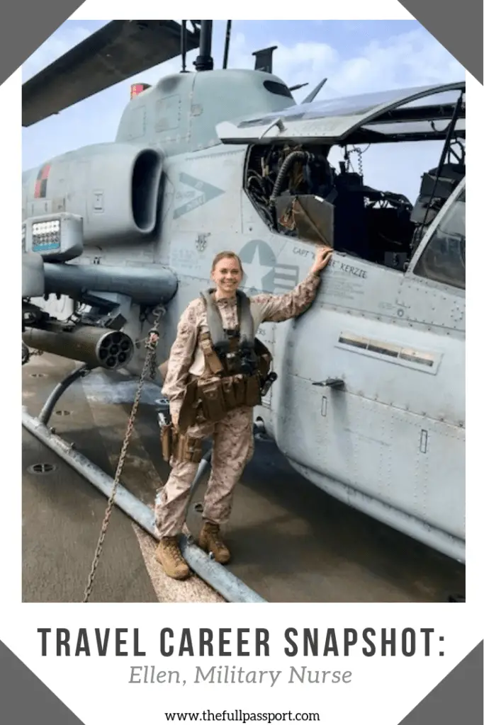 Curious about the life of a military nurse? Read about how Ellen has traveled all over the world in her career as a Navy nurse! 