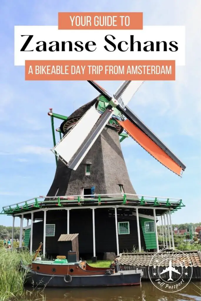 Looking for a great day trip from Amsterdam? How about a cycling route that takes you to some beautiful windmills? Zaanse Schans has it all!