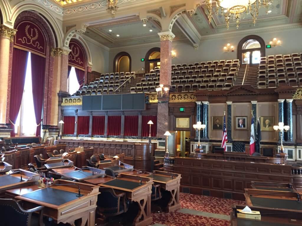 Assembly room of the Iowa Capitol Building