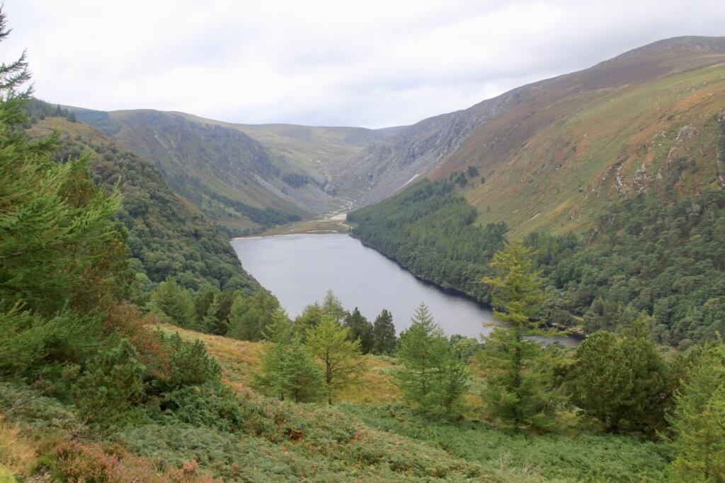 Lake in a glacial valley