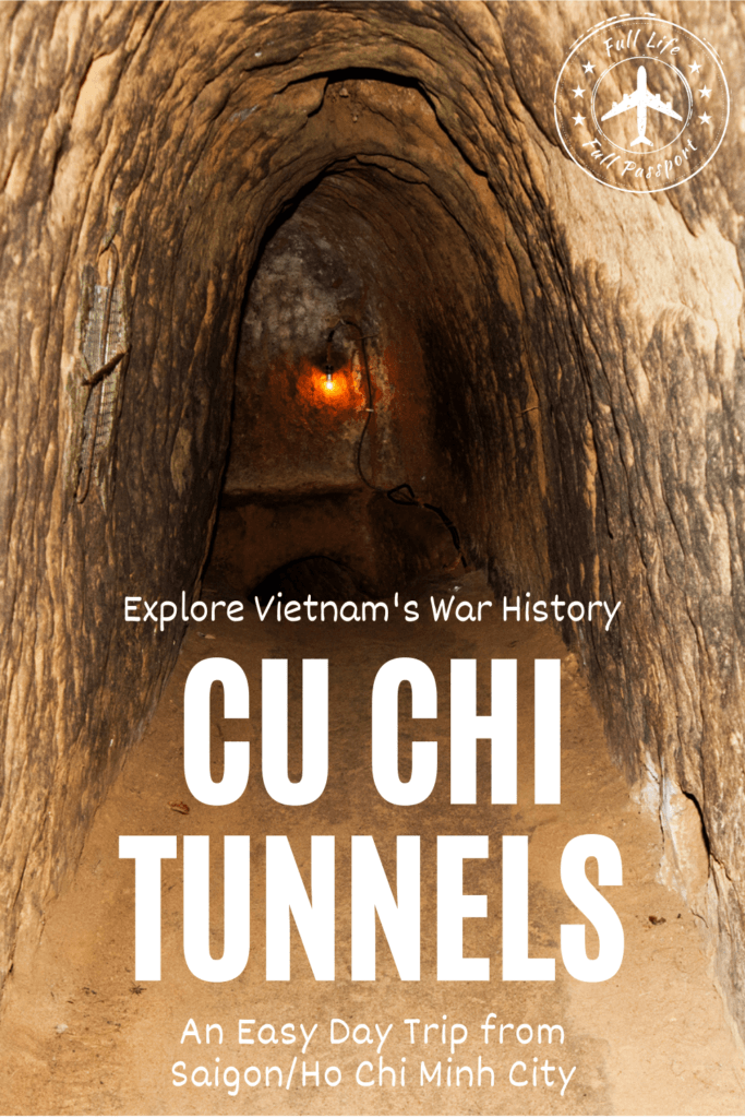 One of the most powerful day trips from Saigon is visiting the Cu Chi Tunnels, which were used by the Viet Cong during the Vietnam War. Learn more here.