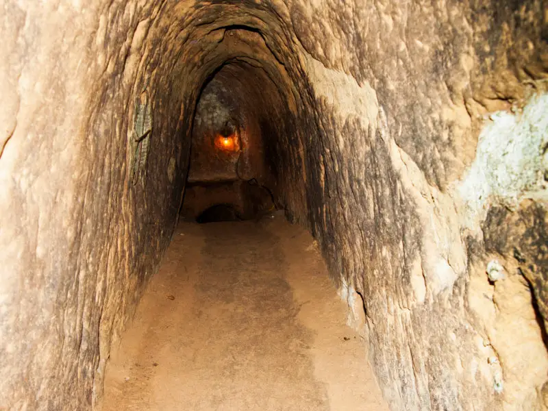 Inside the Cu Chi Tunnels