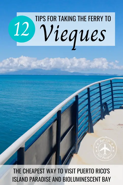 The ferry to Vieques is the cheapest way to reach the island, but it can be inconvenient and unreliable. Use these tips to make your crossing a breeze!