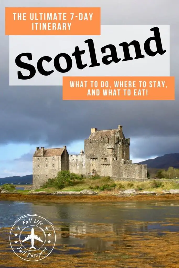 Scotland is a wonder! From historic Edinburgh to the beautiful Highlands, check out this great itinerary for one week in Scotland.