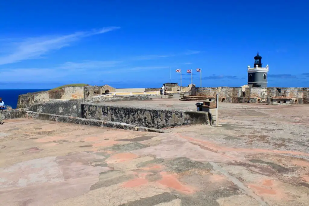 Upper battlements of El Morro
