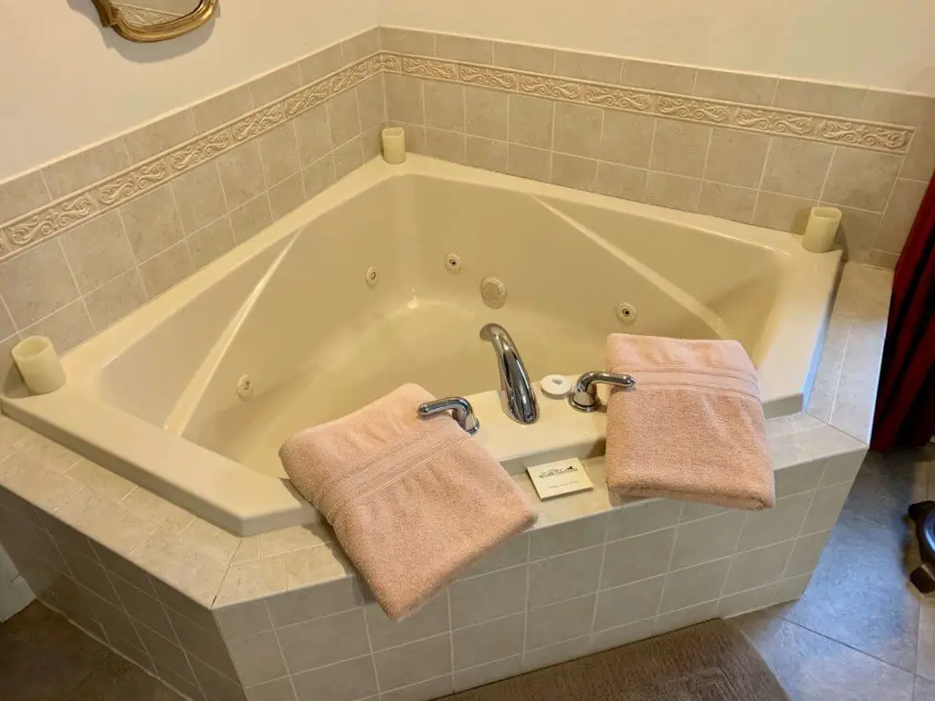 Large jetted tub