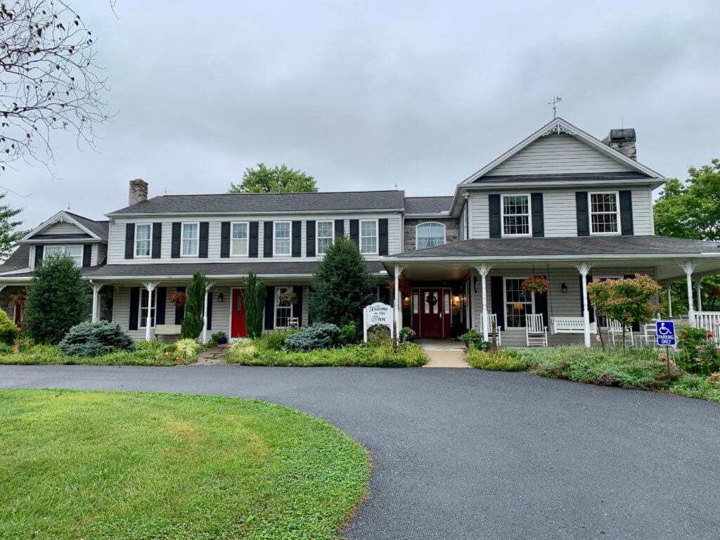 Exterior of the Inn at Westwynd Farm - one of the best places to stay in Hershey!