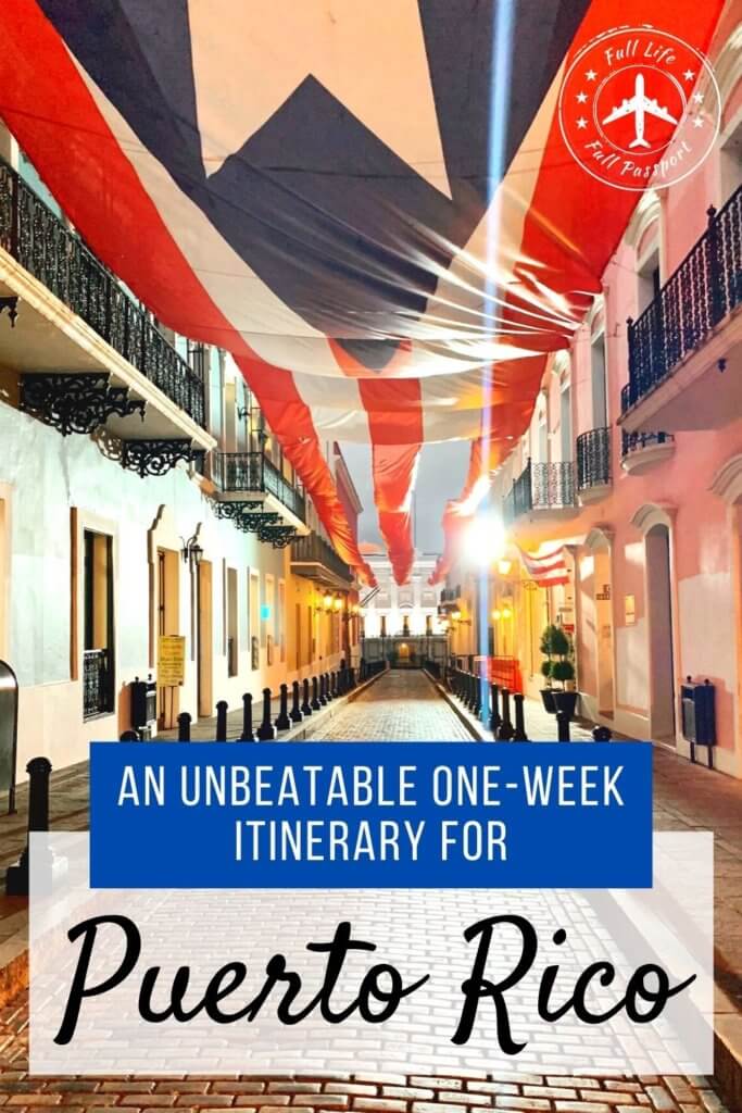 Looking for a great itinerary for Puerto Rico? Learn how to spend one week exploring beautiful beaches and charming San Juan!