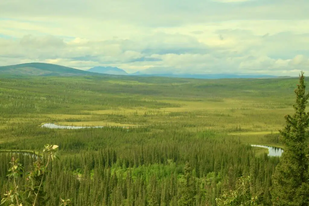 Landscape as seen from the Dalton Highway, Alaska