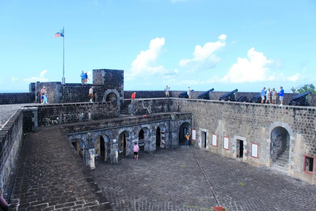 Interior of Brimstone Hill Fortress