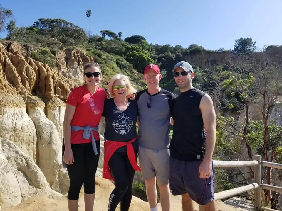 Group photo after conquering one of the best and funnest hikes in San Diego!