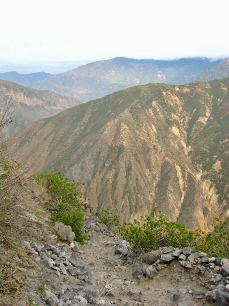 Another view of Colca Canyon from high in the ascent
