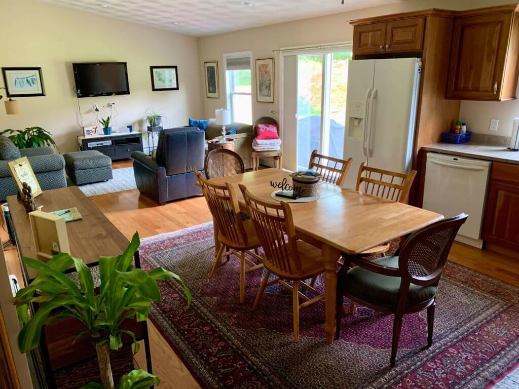 The first Airbnb on our road trip in Rhode Island