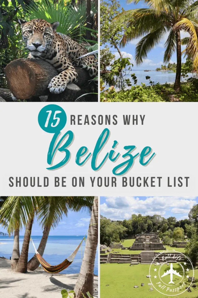 There are so many reasons why beautiful, fascinating Belize should be on your bucket list! Here are fifteen of the best.