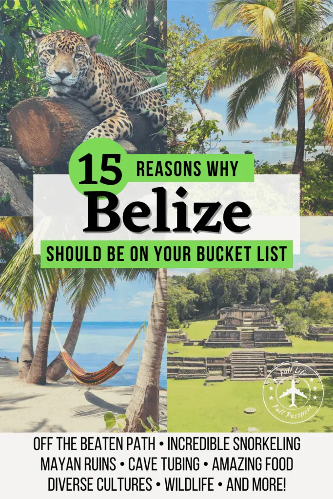 There are so many reasons why beautiful, fascinating Belize should be on your bucket list! Here are fifteen of the best.