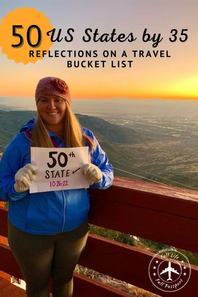 In October, Molly achieved her goal of visiting all 50 states by age 35. Find out why she did it, how, and what she learned along the way.
