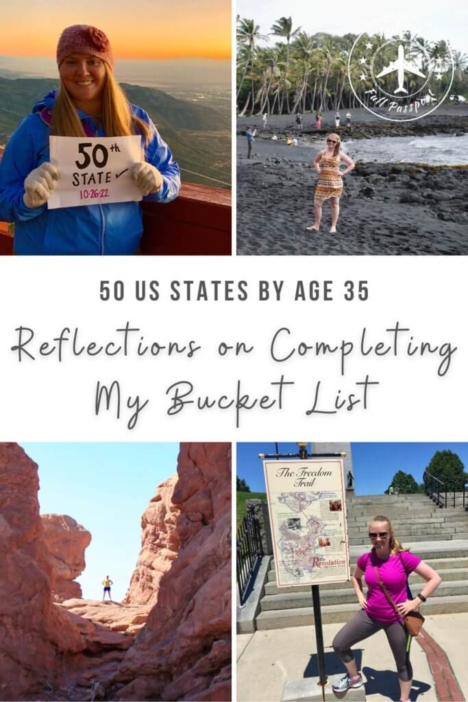 In October, Molly achieved her goal of visiting all 50 states by age 35. Find out why she did it, how, and what she learned along the way.
