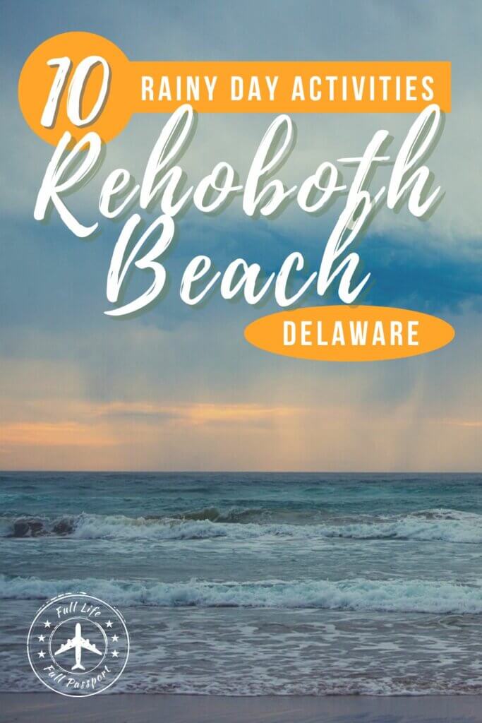 Facing a rainy day at Rehoboth Beach, Delaware? Don't despair! There are plenty of great indoor things to do in Rehoboth Beach.