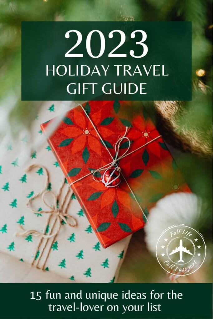 The 2023 Holiday Travel Gift Guide is here! Check out this post for fifteen of the best gifts for the travelers on your list.