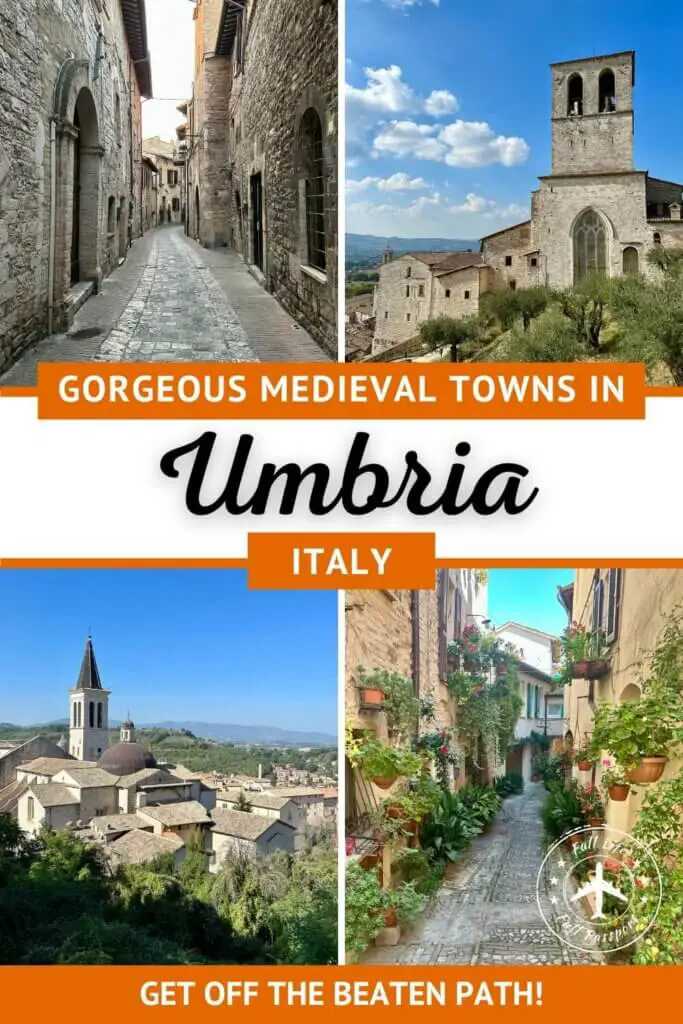 Under-the-rader Umbria is filled with beautiful medieval towns that are begging to be explored! Here are four of the best.