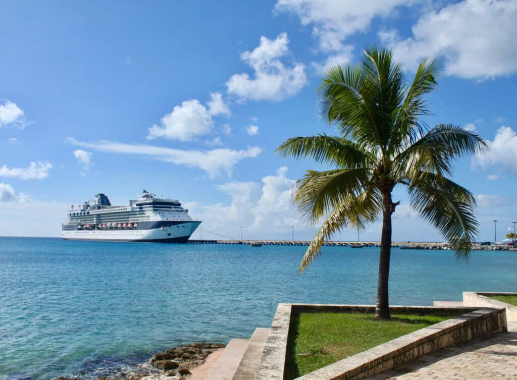 Summit cruise ship at port