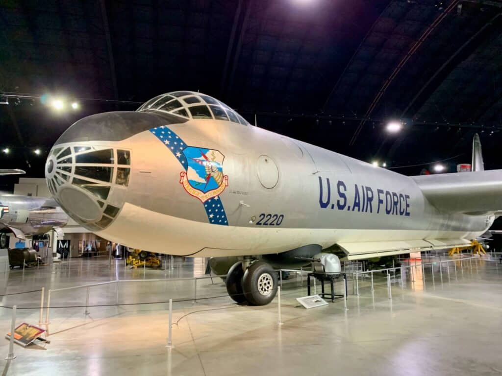 Exterior of a US Air Force plane