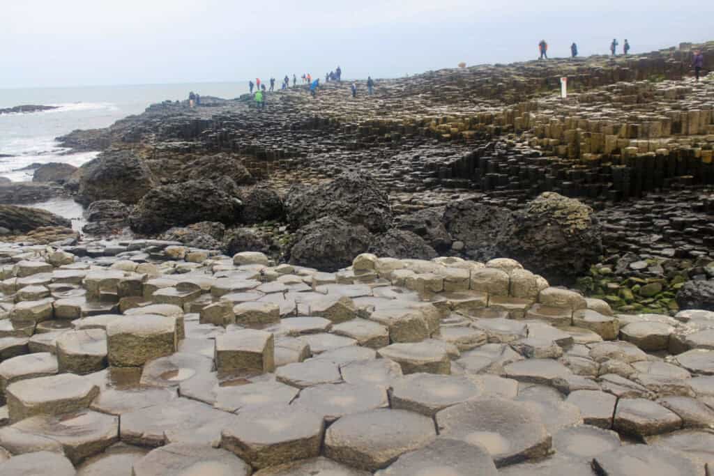 Thousands of Giant's Causeway stones