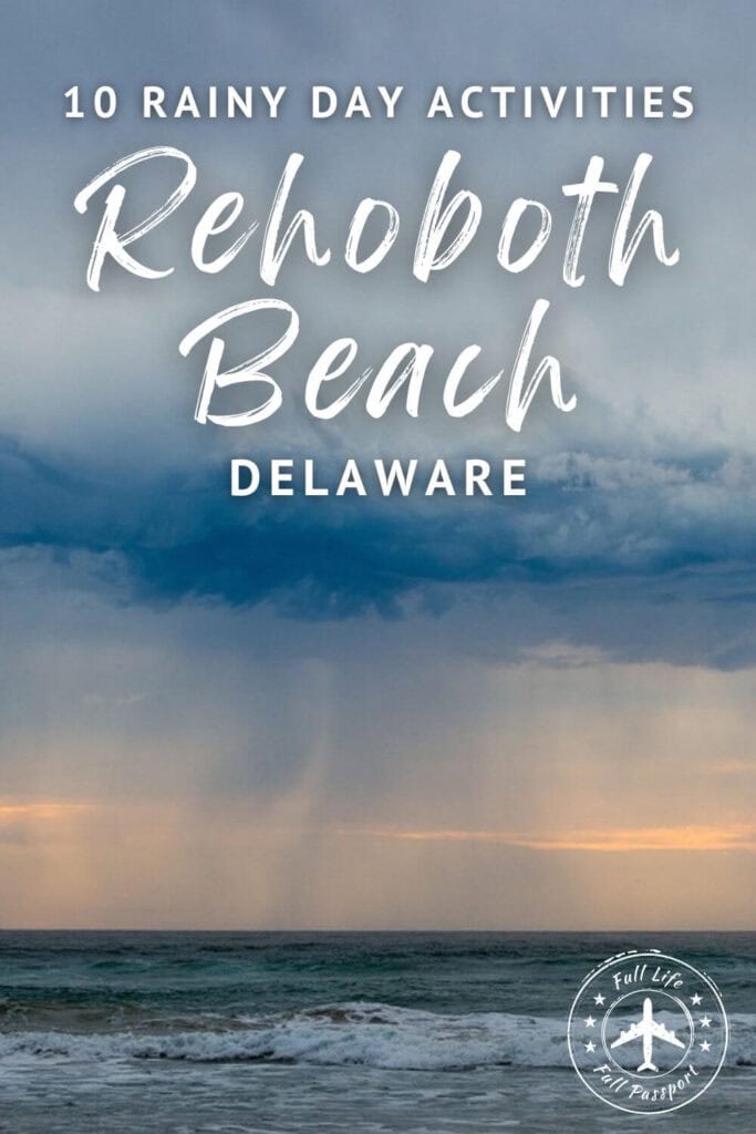 Facing a rainy day at Rehoboth Beach, Delaware? Don't despair! There are plenty of great indoor things to do in Rehoboth Beach.