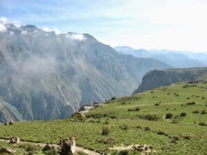 Mirador Cruz del Condor overlooking Colca Canyon